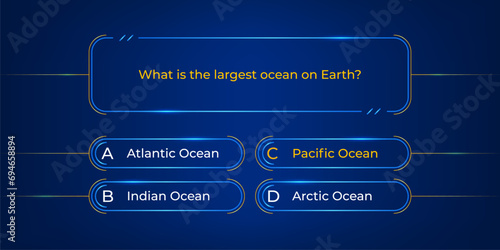 Quiz menu. Intellectual challenge TV show or game, knowledge competition or contest, millionaire quest or questionnaire quiz mobile application menu vector interface frames with answer options bubbles