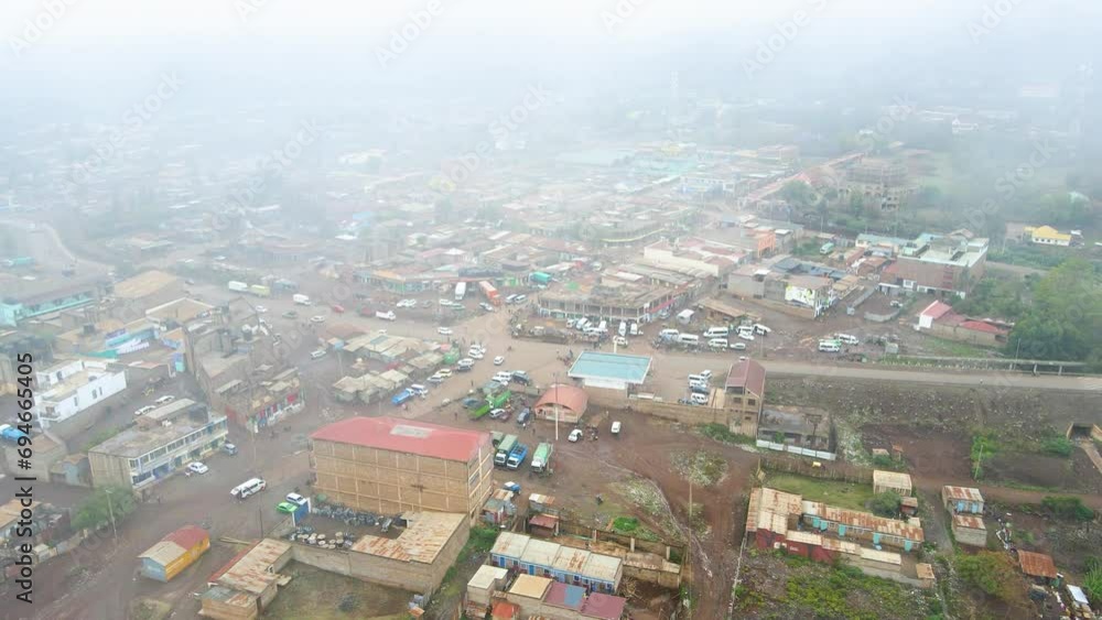 nairobi rural cityscape kenya city skyline. Rural village of kenya. Aerial drone rural towns of kenya- slums nairobi rural cityscape kenya city skyline. Rural village of kenya. Aerial drone rural towns of kenya- slums