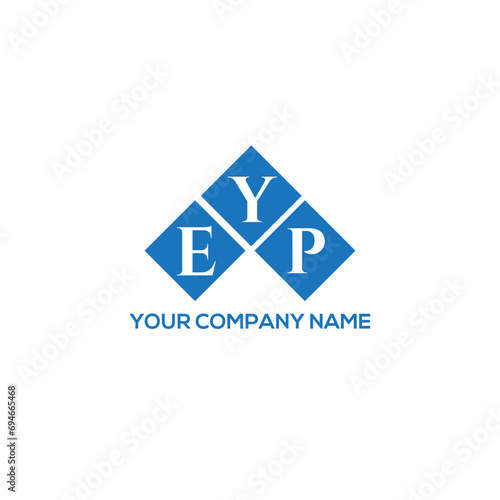 YEP letter logo design on white background. YEP creative initials letter logo concept. YEP letter design.
