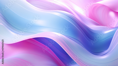 Soft waves in a pastel color gradient.