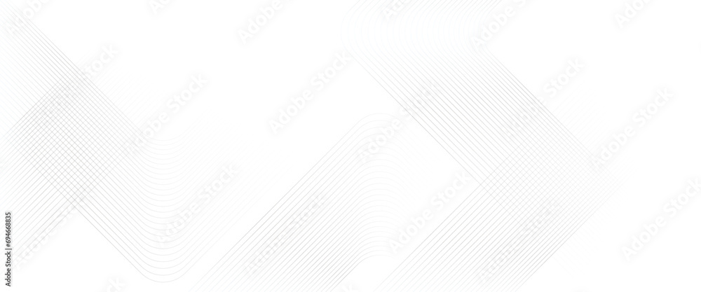 Fototapeta premium Vector white abstract curve line Transparent background with technology futuristic concept. Suit for poster, banner, brochure, cover, flyer.
