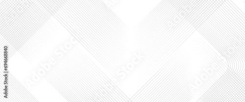 Vector grey abstract Transparent background with white glowing diagonal rounded lines with simple geometric shape, modern futuristic concept.