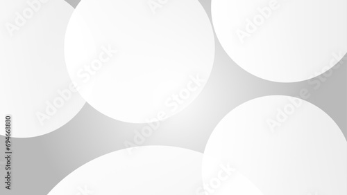Abstract background with gray circle. White and grey abstract modern transparency circle presentation background. Vector square template vector design. Object web design. vector illustration