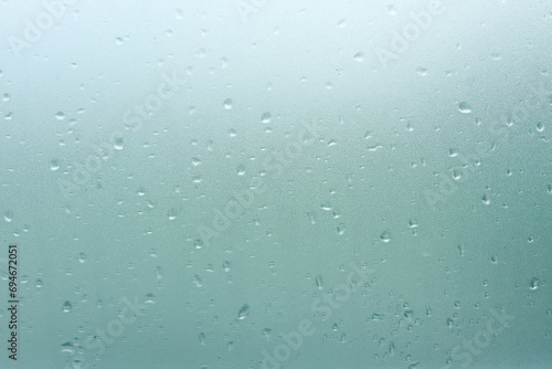 Rain drops on window glasses surface 