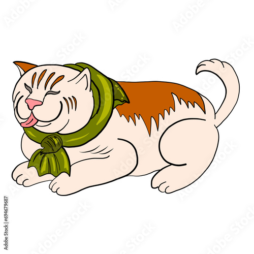 Illustration about animal faces isolated on white background.Set of fish and sea animals in cartoon style.Set of cartoon collection for elements on coloring book.set of wild animals.pet cartoon.