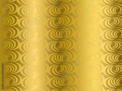 Latar belakang hiasan emas yang unik. Latar belakang dengan pola emas modern. photo