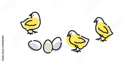ひよこ　イラスト