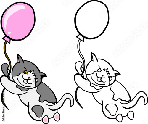 Illustration about animal faces isolated on white background.Set of fish and sea animals in cartoon style.Set of cartoon collection for elements on coloring book.set of wild animals.pet cartoon.