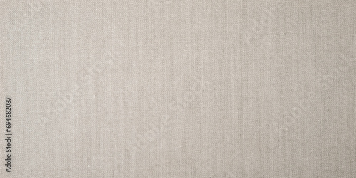 Ivory fabric texture, linen woven canvas as background