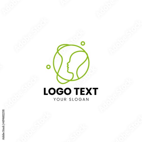 Speech Therapy Logo Design Vector 