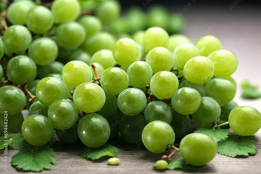 Fresh Juicy Mouthwatering Healthy Organic Green Grapes Fresh Juicy Mouthwatering Healthy Organic Green Grapes