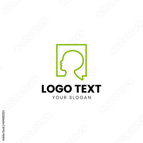 Speech Therapy Logo Design Vector 