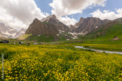 cilo mountains  hakkari  high mountains and clouds  valley of heaven and hell