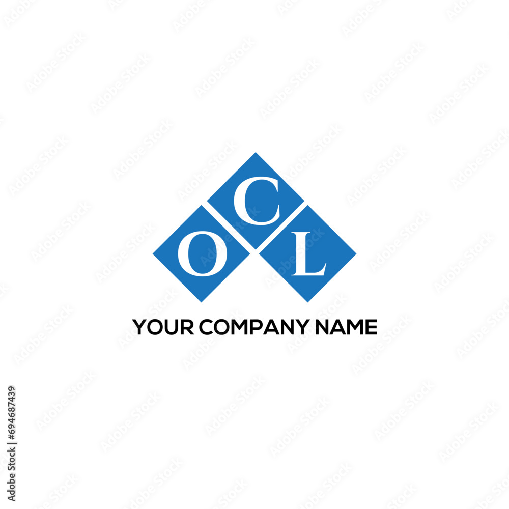 Fototapeta premium COL letter logo design on white background. COL creative initials letter logo concept. COL letter design. 