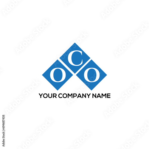 COO letter logo design on white background. COO creative initials letter logo concept. COO letter design.
