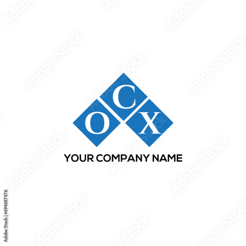 COX letter logo design on white background. COX creative initials letter logo concept. COX letter design.
