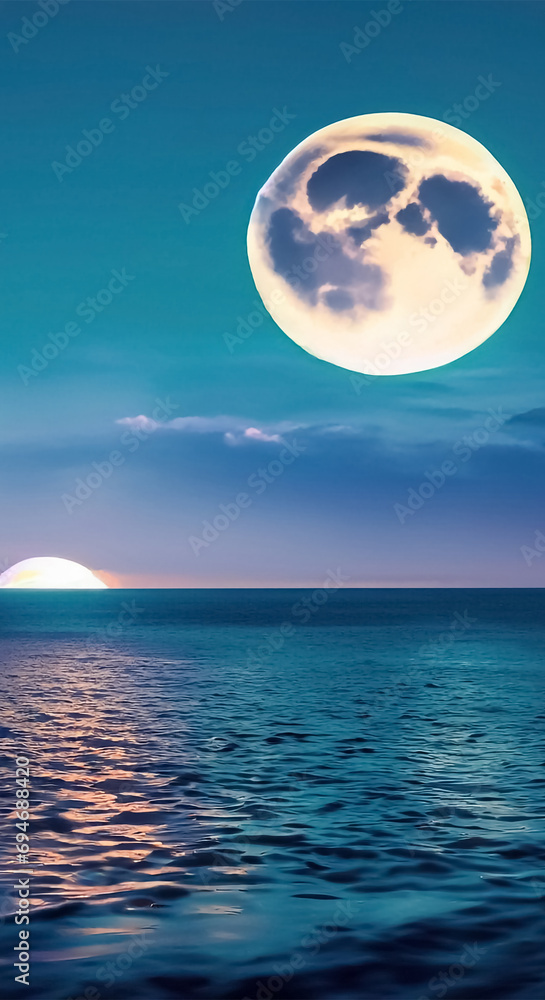 Moon and sea wallpapers for I pad, Notebook cover, I phone, tab mobile high quality images. Moon and sea wallpapers for I pad, Notebook cover, I phone, tab mobile high quality images.