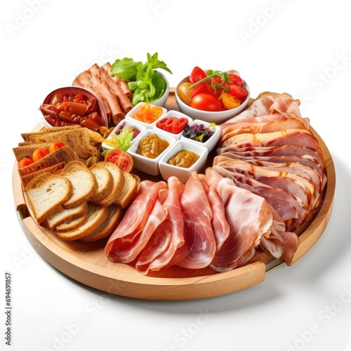 Sliced Meat Appetizer Platter