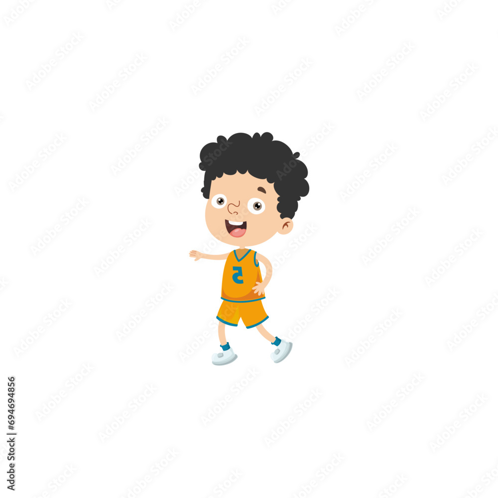 cute little vector child pose in cute clothes colorful cute little vector child pose in cute clothes colorful