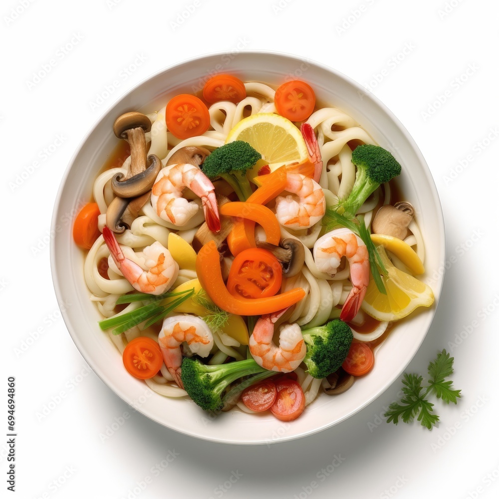 Udon w Shrimps Udon w Shrimps