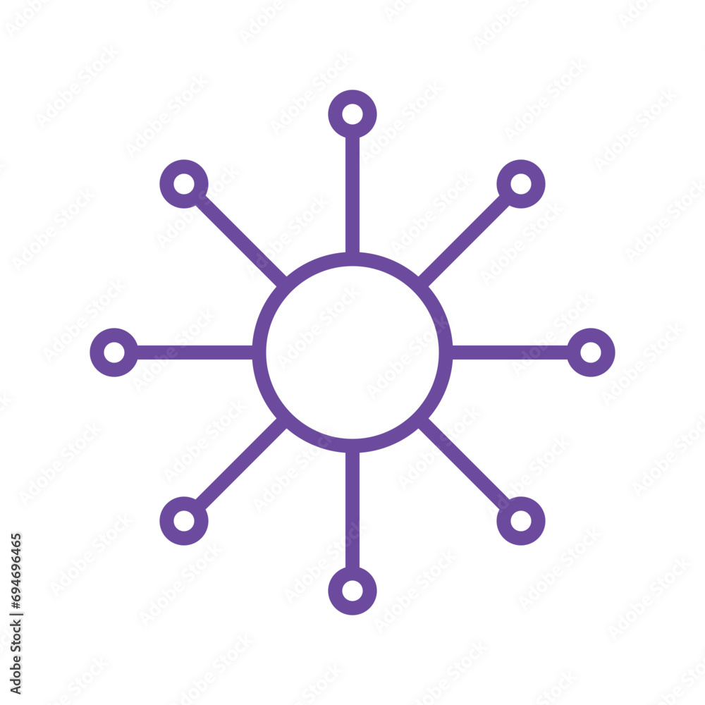 Futuristic Line Icon Futuristic Line Icon