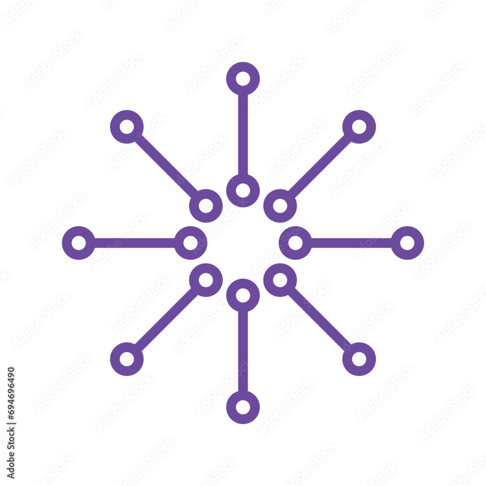 Futuristic Line Icon Futuristic Line Icon