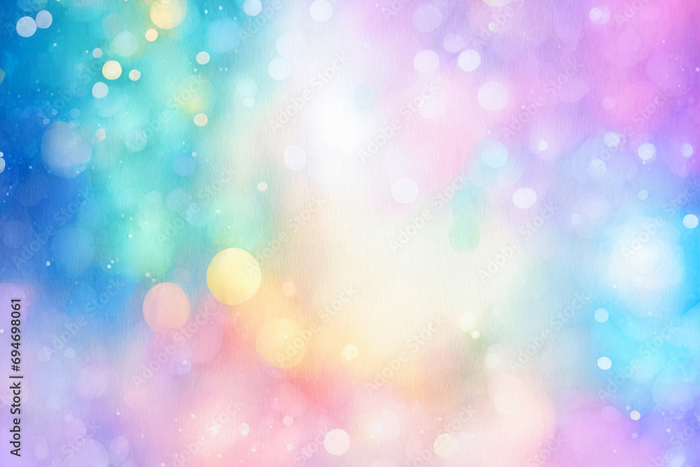 Watercolor Bokeh Blur Background for Dreamy and Ethereal Design