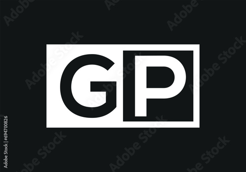 Free Download Elegant initial letter GP logo vector, Creative Lettering Logo Vector Illustration. - GFXLoad