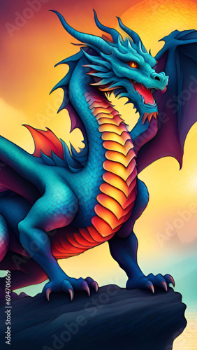 Dragon in the sky wallpapers for I pad  Notebook cover  I phone  tab mobile high quality images.