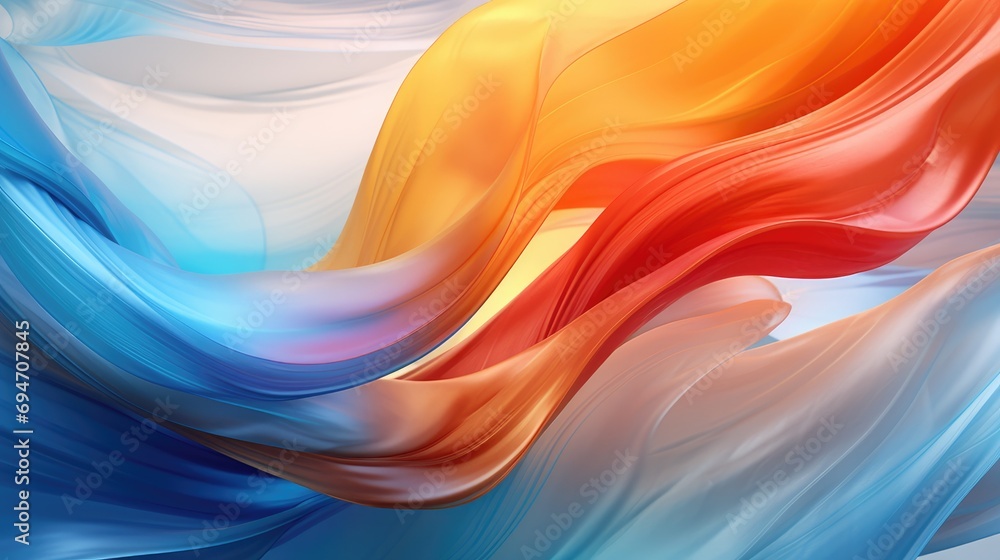 wave line abstract wallpaper colorful