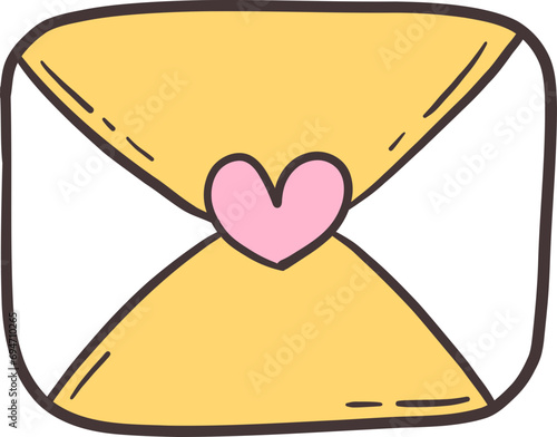 Cute Envelope (Valentine element)