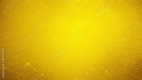 The background of the scene glows with depth and moves with a golden yellow gradient shining.
