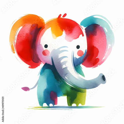 Elephant watercolors