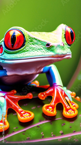 Red eyed frog wallpapers for I pad, Notebook cover, I phone, tab mobile high quality images.