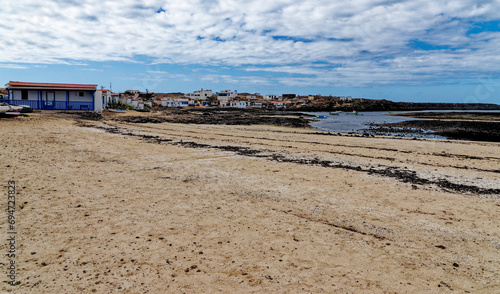 Fisherman village Majanicho La Oliva Fuerteventura Canary Islands Spain photo