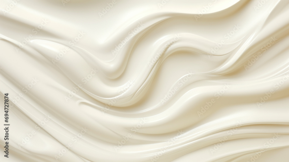 Delicate background of smudges of cream or ice cream.