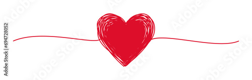 Heart shaped tangled grungy scribble png clipart