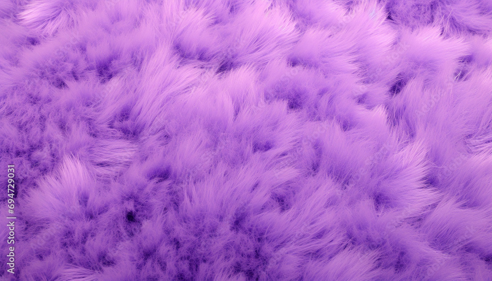 Obraz premium Fluffy lavender fur texture, soft and dense with a luxurious feel