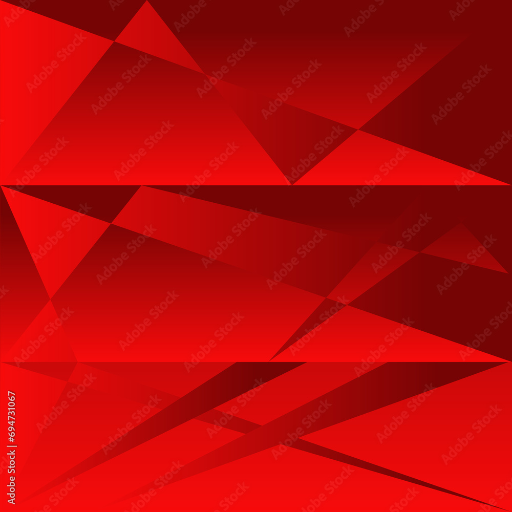 abstract red triangle background