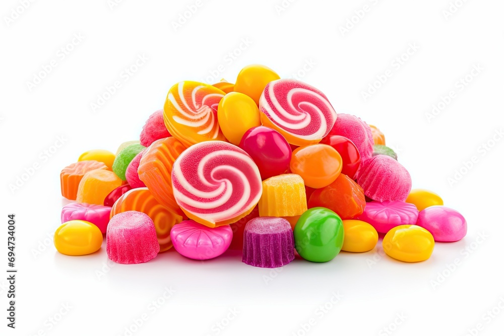 Candy isolated on white background 