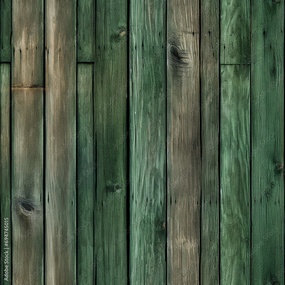 Заголовок: Seamless Wood Plank Texture rustic wood where the dominant color is Green created with Generative Ai Заголовок: Seamless Wood Plank Texture rustic wood where the dominant color is Green created with Generative Ai