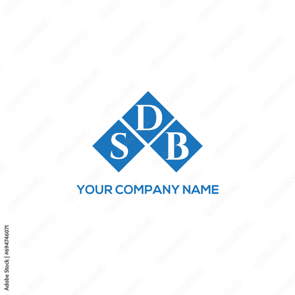 DSB letter logo design on white background. DSB creative initials letter logo concept. DSB letter design.
