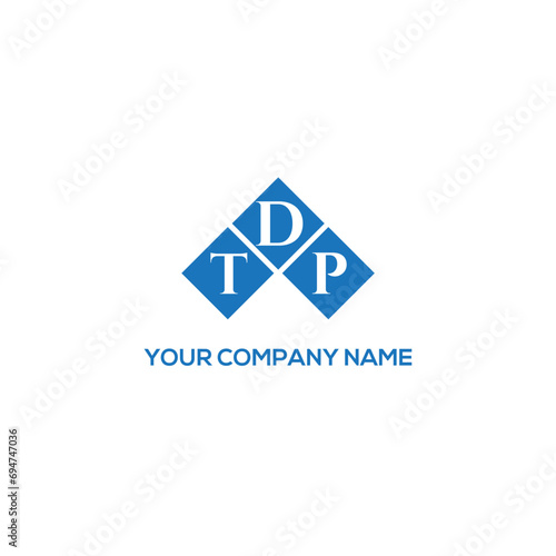 DTP letter logo design on white background. DTP creative initials letter logo concept. DTP letter design.
