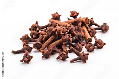 Cloves isolated on white background 
