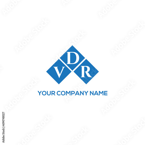 DVR letter logo design on white background. DVR creative initials letter logo concept. DVR letter design.
