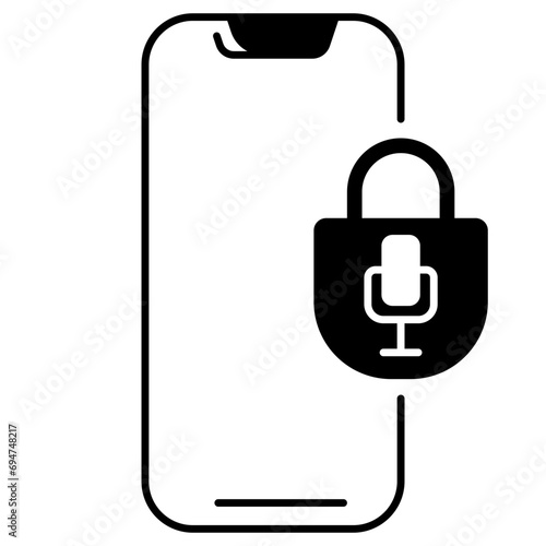 Voice Lock Icon photo