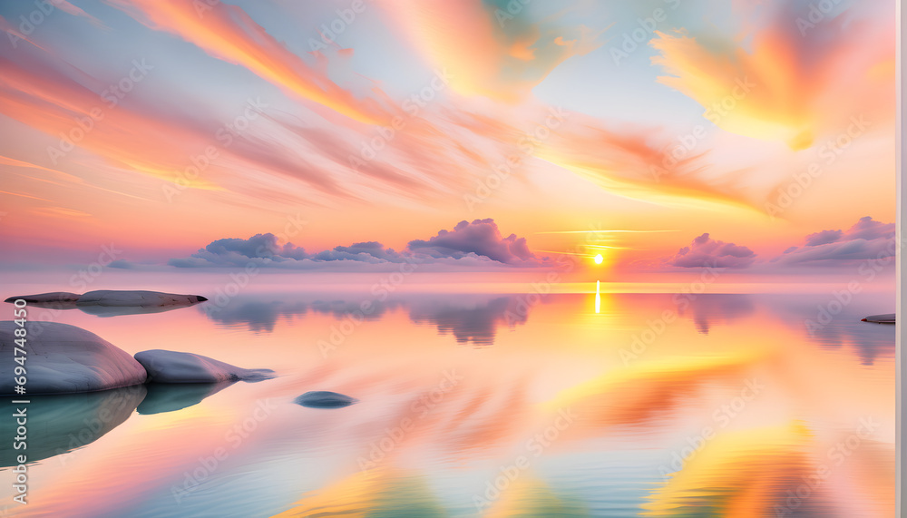 Capturing Dawn's Embrace: A Tapestry of Beautiful Sunrises Around the World.(Generative AI) Capturing Dawn's Embrace: A Tapestry of Beautiful Sunrises Around the World.(Generative AI)