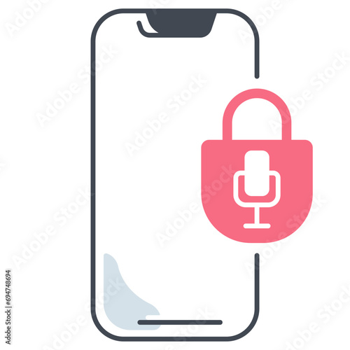 Voice Lock Icon photo