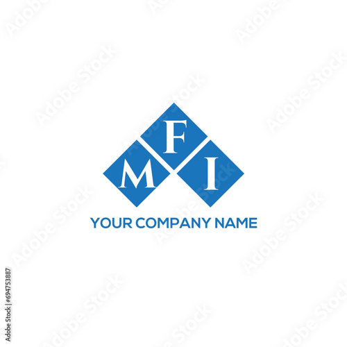 FMI letter logo design on white background. FMI creative initials letter logo concept. FMI letter design.
 photo