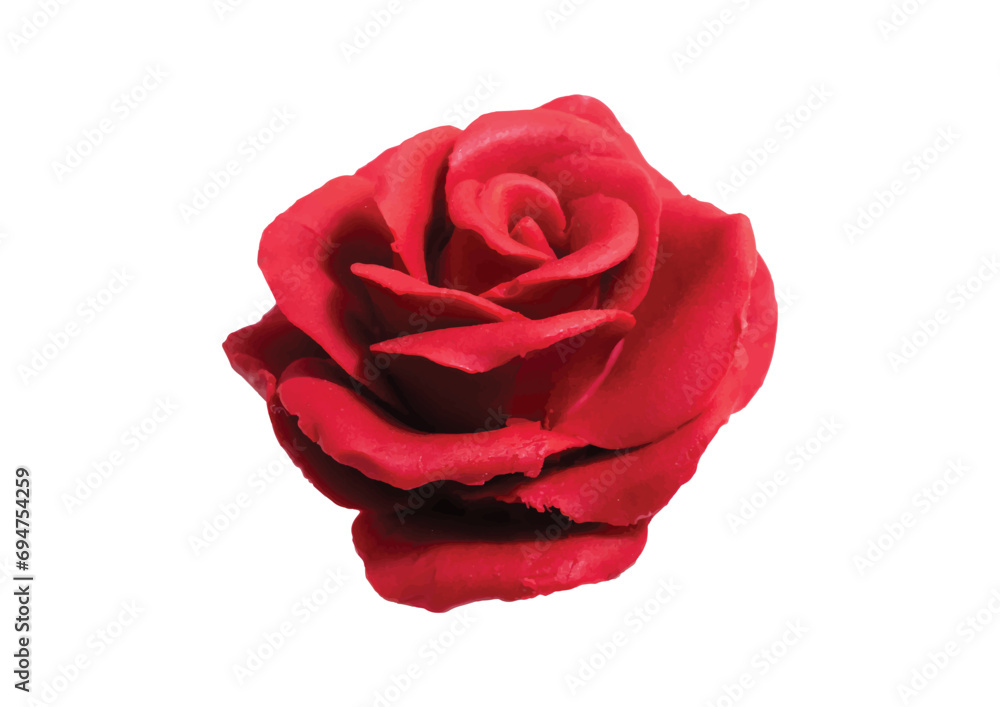 Red Rose Isolated on Transparent Background Red Rose Isolated on Transparent Background